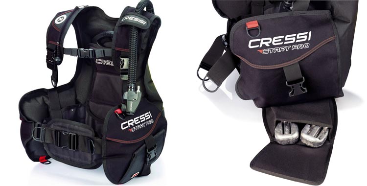 Jacket Cressi Start Pro XXS ze zintegrowanym balastem